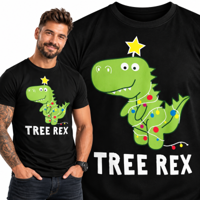 KOSZULKA ŚWIĄTECZNA TREE REX